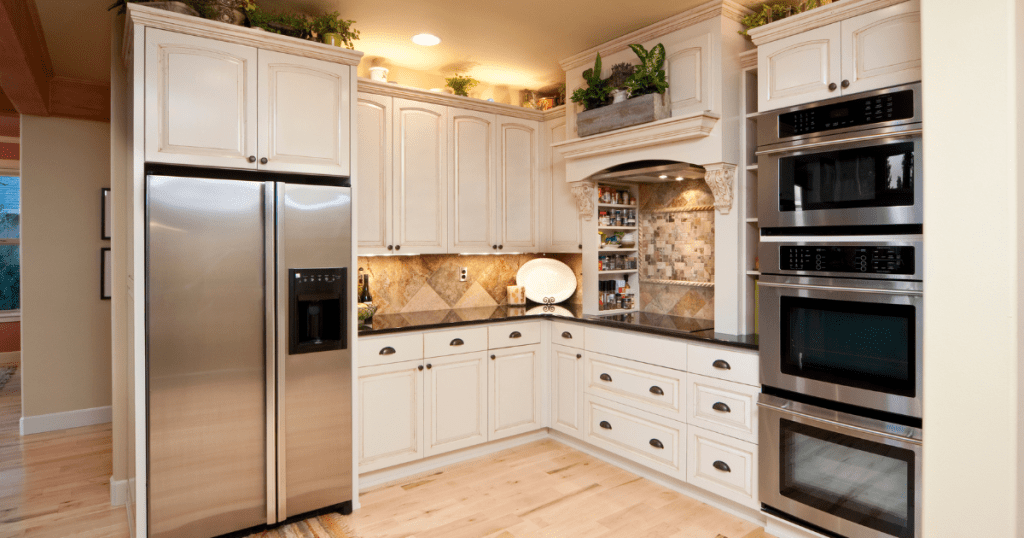 kitchen with new appliances