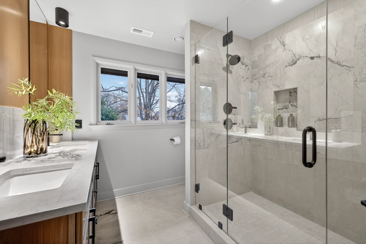 After bathroom remodel